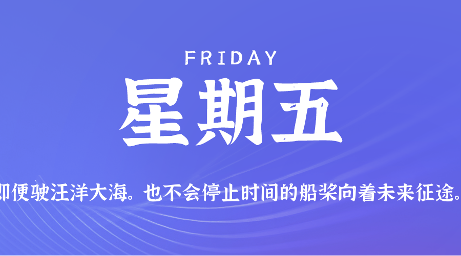 09日19日，星期五，在这里每天60秒读懂世界！