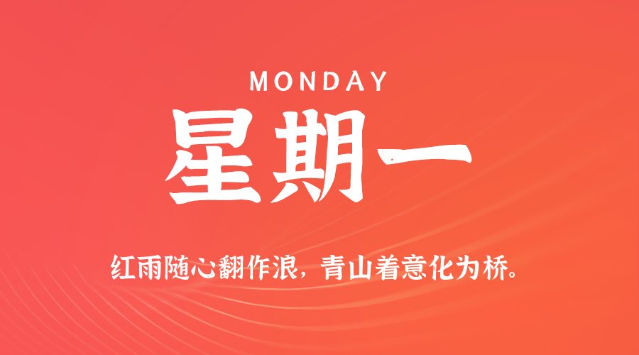 12日08日，星期一，在这里每天60秒读懂世界！